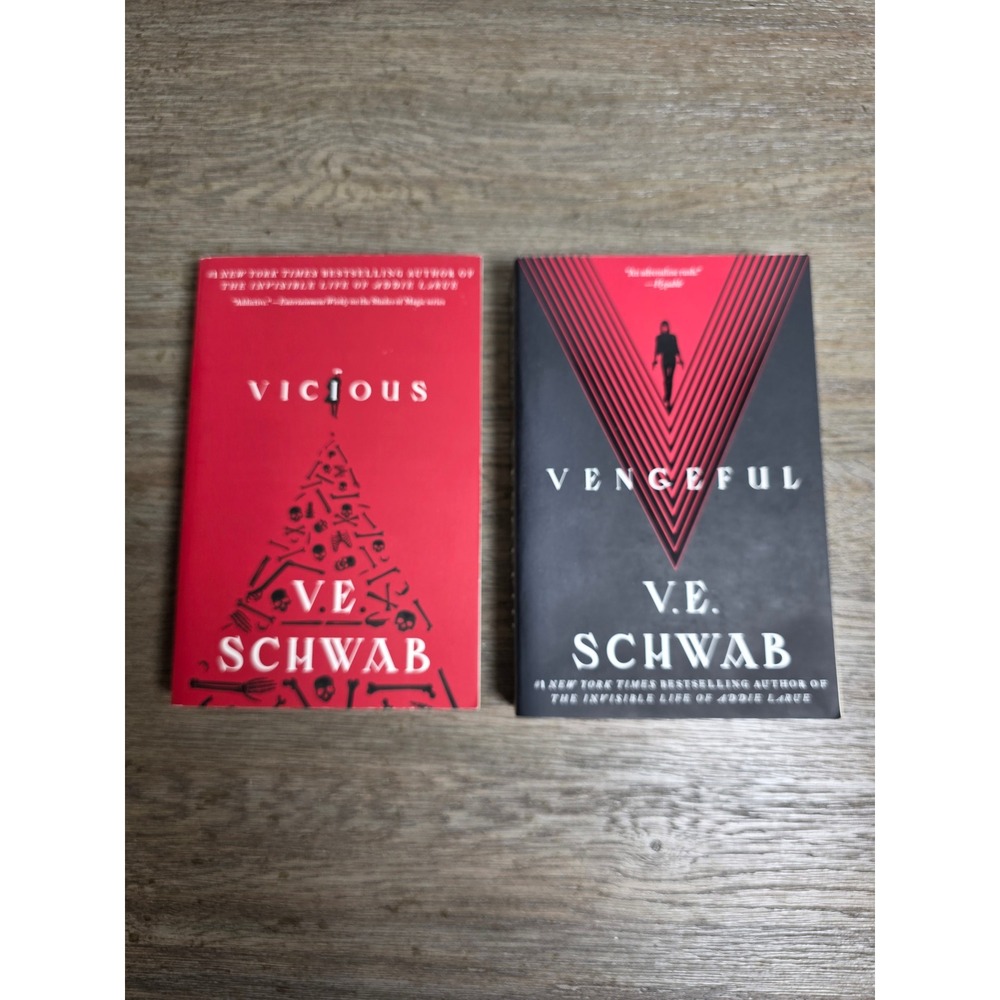 Set of First Two (2) Books in the Villians Dark Fantasy Series by V.E. Schwab